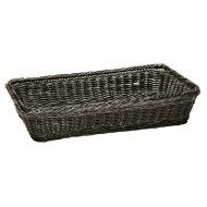 BUFFET BASKET GN 1/2-65 BLACK POLYPRO/SST