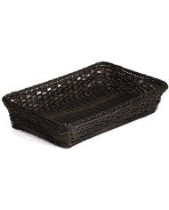 BUFFET BASKET GN 1/2-100 BLACK POLYPRO/SST