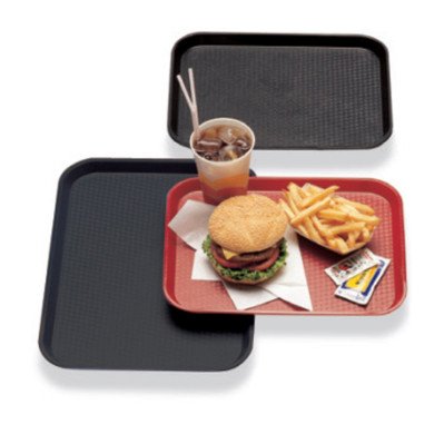 TRAY FAST FOOD 41X30CM BLACK CAMBRO