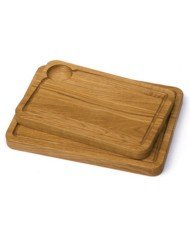 STEAK PLATE L34XW22XH3CM GRAVY CHANNEL OAK