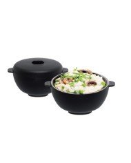 COCOTTE ROUND BLACK 8CL PACK OF 200