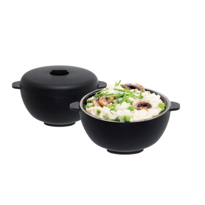 COCOTTE ROUND BLACK 8CL PACK OF 200