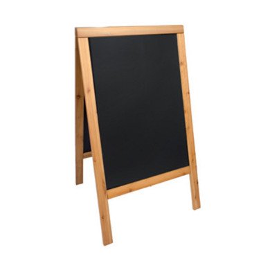 CHALK BOARD SANDWICH HARD WOOD PAVEMENT WITH LACQUERED 70X120CM TEAK FINISH