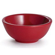 SAUCE RAMEKIN RIBBED RED 6CL MELAMINE