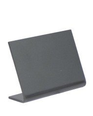 TABLE CHALK BOARD L-SHAPED A8 FROSTED FRONT WITH A GLOSS BACK 5 PCS BLACK