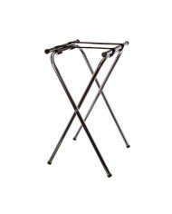 TRAY STAND  49.5X58.1XH78.7CM DELUXE CHROME