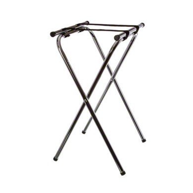 TRAY STAND  49.5X58.1XH78.7CM DELUXE CHROME