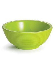 SAUCE RAMEKIN RIBBED 6CL GREEN MELAMINE