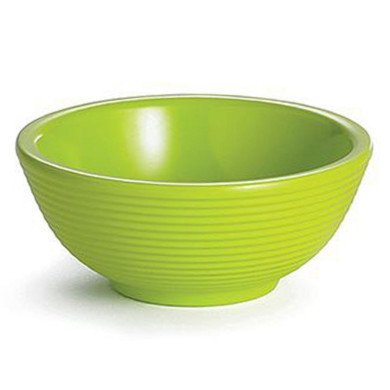 SAUCE RAMEKIN RIBBED 6CL GREEN MELAMINE