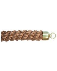 BARRIER ROPE 150CM TWISTED GOLD WITH GOLD ENDS CLASSIC  