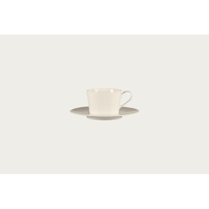 Coffee/tea saucer round ivory bone china Ø 17.3 cm Fedra Rak