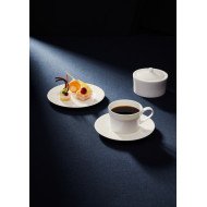 Coffee/tea saucer round ivory bone china Ø 17.3 cm Fedra Rak