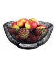 FRUIT BOWL BLACK MESH D31XH14CM