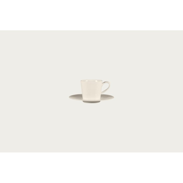 Espresso cup round ivory bone china 8.6 cl Ø 6.1 cm Fedra Rak