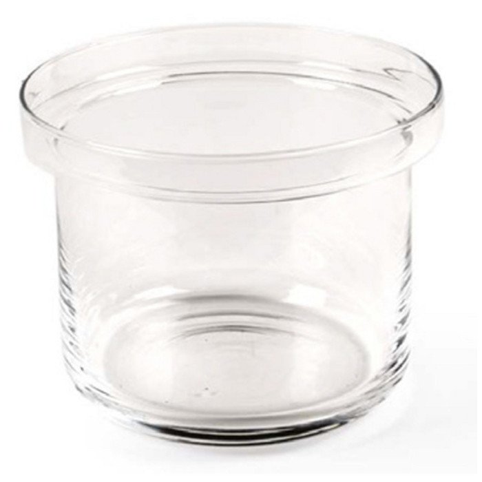 GLASS JAR D21.8CMX16.5CM CAPACITY 3L TILT 