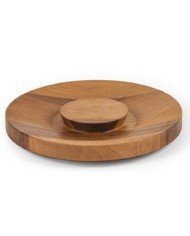 TILT JAR BASE D21XH1.9CM OILED WALNUT