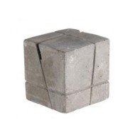 MENU LABEL HOLDER ELEMENT SQUARE  L3.4CM CONCRETE PACK OF 4