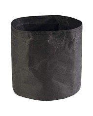  BREAD BASKET BLACK PAPER BAG D24XH24CM ROBUST KRAFT PAPER