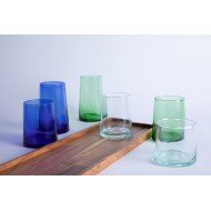 Low form tumbler in mouth-blown recycled glass 25 cl Lily Pro.mundi