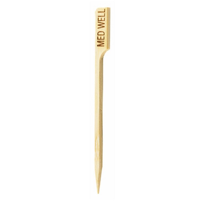 MEDIUM WELL PADDLE PICK L8.9CM BAMBOO PACK OF 100