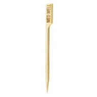 MEDIUM WELL PADDLE PICK L8.9CM BAMBOO PACK OF 100