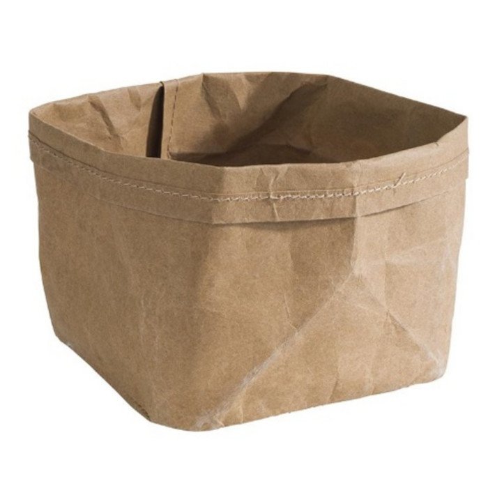 BREAD BASKET KRAFT PAPERBAG D11.5XH12CM ROBUST KRAFT PAPER