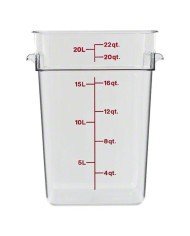 CAMSQUARE CONTAINER L25.6 X W31 X H40CM 20.8L POLYCARBONATE