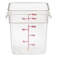 CAMSQUARE CONTAINER L25.6 X W31 X H32CM 17.2L POLYCARBONATE