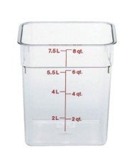 CAMSQUARE CONTAINER L21.5 X W21.5 X H23CM 7.6L POLYCARBONATE