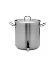 STOCKPOT WITH TAP AND LID L40 X W40CM 50L SST