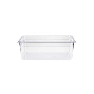 CONTAINER GN 1/1 RECTANGULAR CLEAR POLYCARBONATE
