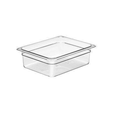 CONTAINER GN 1/2 RECTANGULAR CLEAR POLYCARBONATE