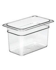 CONTAINER GN 1/4 RECTANGULAR CLEAR POLYCARBONATE