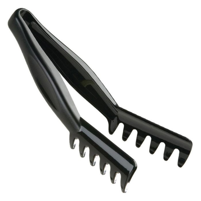 TONG ANGLED BLACK L27.5CM POLYCARBONATE