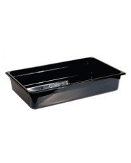 CONTAINER GN 1/1 RECTANGULAR BLACK POLYCARBONATE
