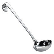 PUNCH LADLE L32CM HAMMERED SST