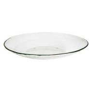 BUFFET BOWL ROUND CLEAR Ø33CM H5.5CM GLASS TIGER