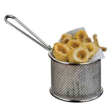 FRY BASKET ROUND WITH HANDLE SST Ø9.5CM 