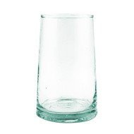 Tall tumbler in mouth-blown recycled glass 33 cl Lily Pro.mundi