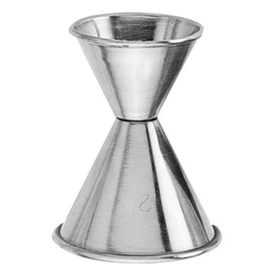 JIGGER BAR 0.75/1.5OZ STAINLESS STEEL 