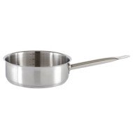 SAUTE PAN STRAIGHT WITHOUT LID ROUND Ø20CM STAINLESS STEEL QUALIPLUS PRO.COOKER