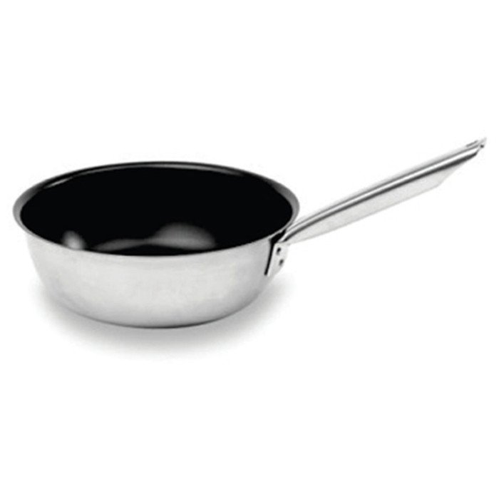 SAUTE PAN CONICAL NONSTICK ROUND Ø20CM 2.1L STAINLESS STEEL QUALIPLUS PRO.COOKER