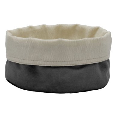 BREAD BASKET ROUND ARK GREY/OFF-WHITE Ø20CM 