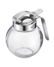 HONEY AND CREAM DISPENSER ROMA 25CL GLASS SST