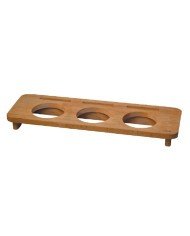 MINI CASSEROLE WOODEN STAND FOR 3 ROUND
