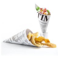 CONE NEWS 13.5CM PACK OF 100
