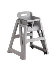 STACKABLE YOUTH SEAT WITHOUT WHEELS GREY