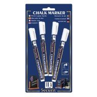 CHALK LIQUID MARKER SET OF 4 1-2MM WHITE