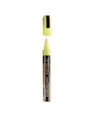 CHALK LIQUID MARKER MEDIUM 2-6MM YELLOW 