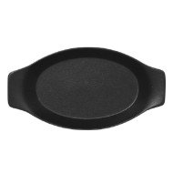 EARED DISH OVAL BLACK RAK STONE NEOFUSION RAK PORCELAIN